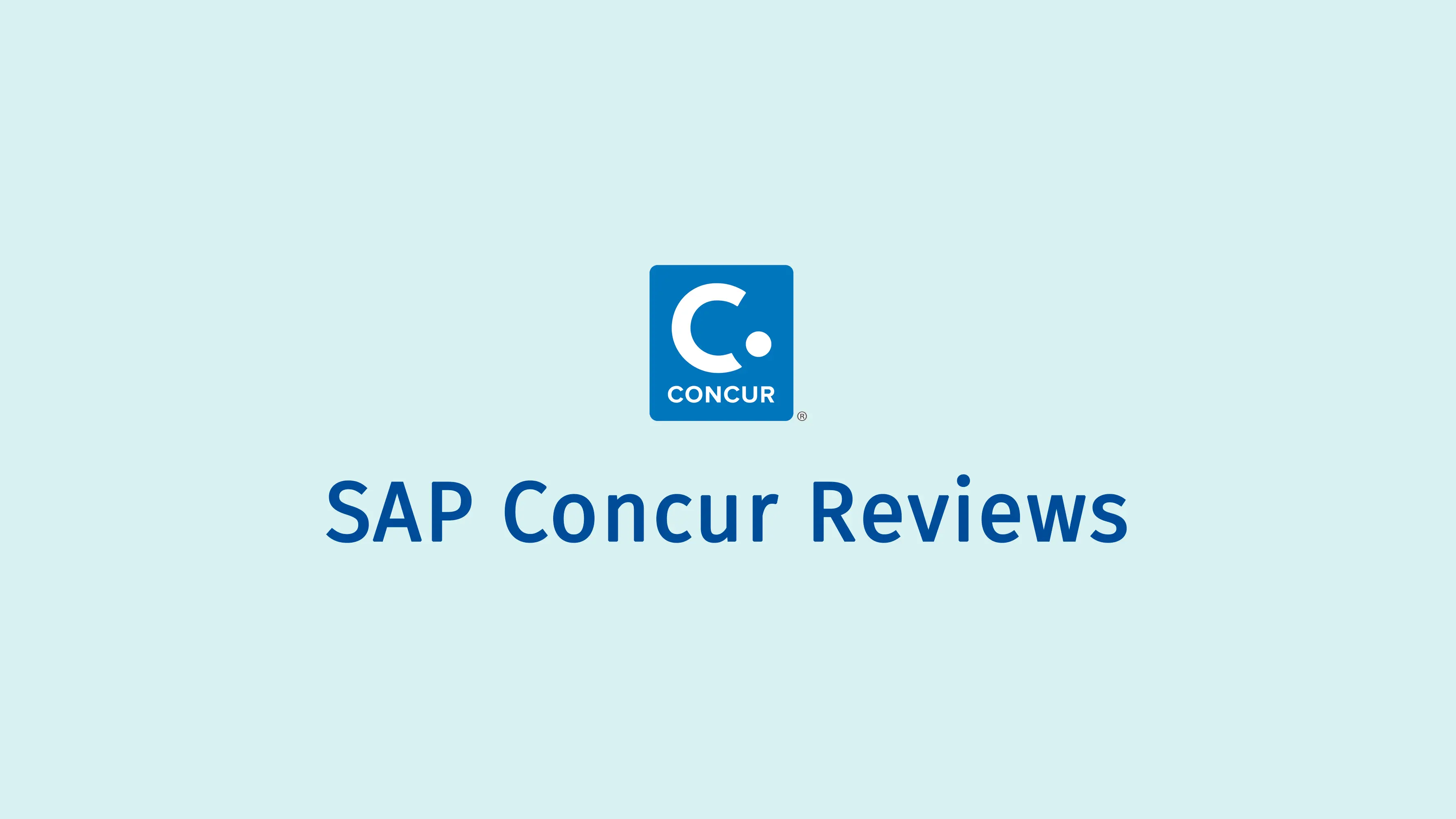 SAP Concur Reviews: Overall Rating, Features and Pricing